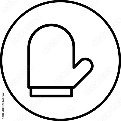 Glove icon single icon vector illustration