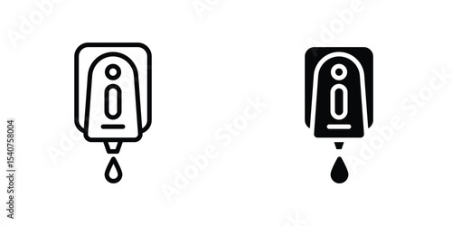 Electrical soap box icon concept. vector set. Eps10