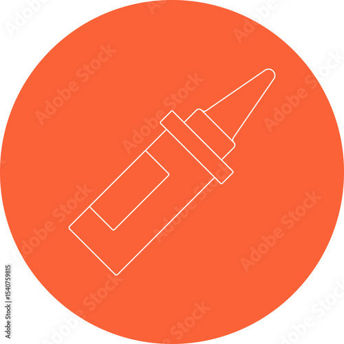 Sealant icon single icon vector illustration