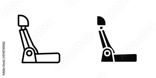 Car seat icon concept. vector set. Eps10