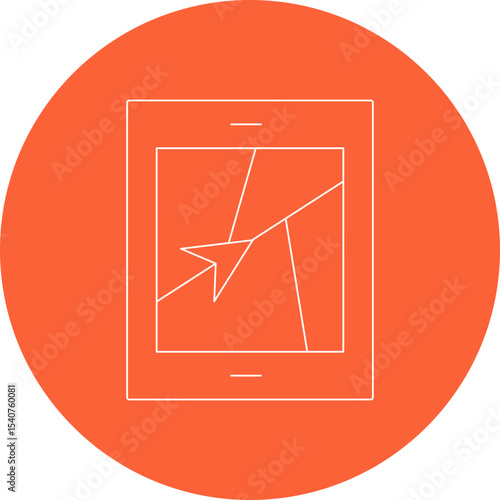 Tab icon single icon vector illustration