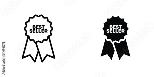 Best seller icon concept. vector set. Eps10