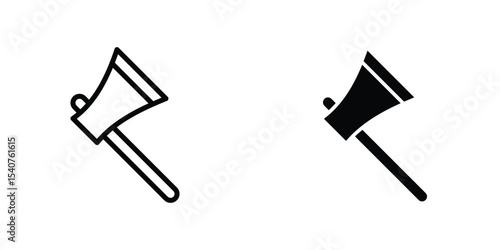 Axe icon concept. vector set. Eps10