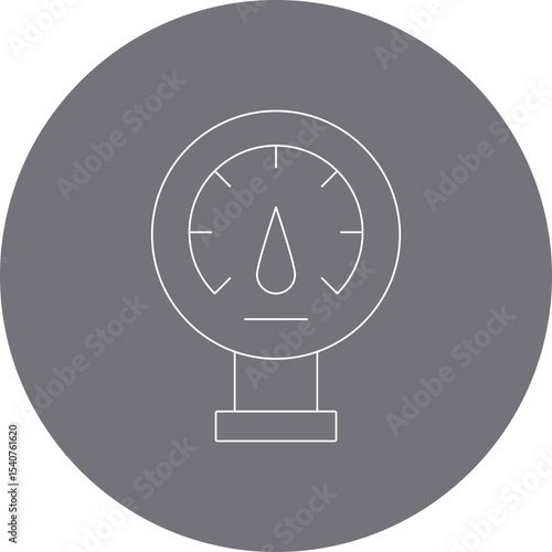 Pressure icon single icon vector illustration