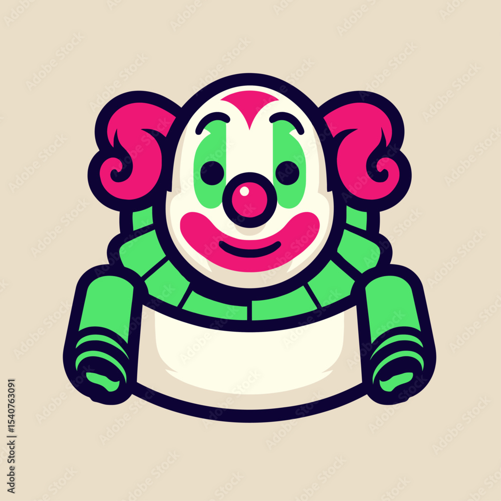 Obraz premium Happy Clown Mascot