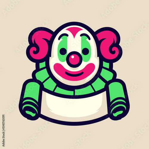 Happy Clown Mascot