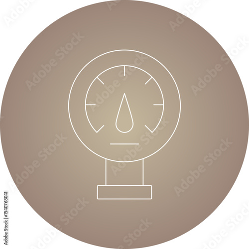 Pressure icon single icon vector illustration