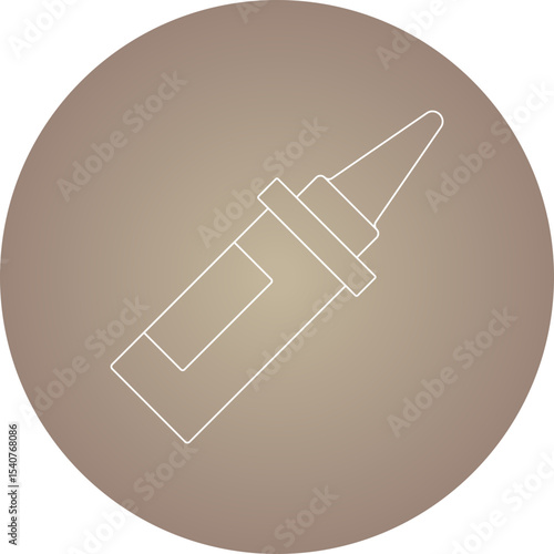 Sealant icon single icon vector illustration