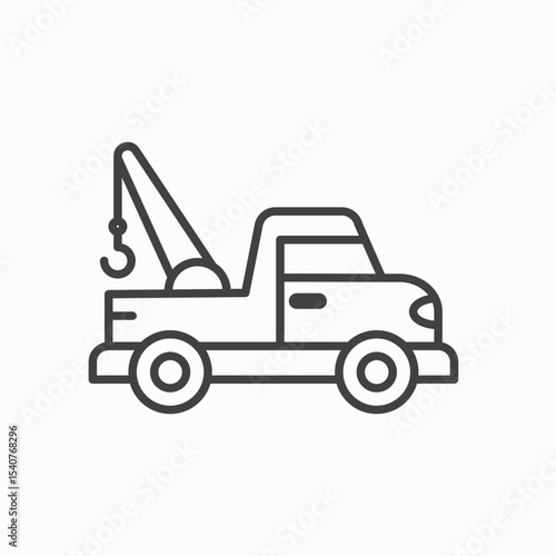 Tow truck icon