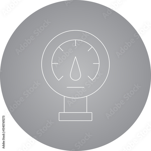 Pressure icon single icon vector illustration