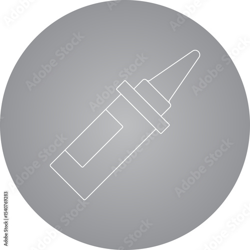 Sealant icon single icon vector illustration