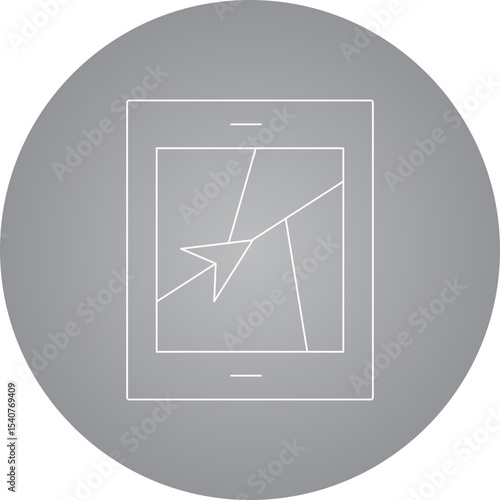 Tab icon single icon vector illustration
