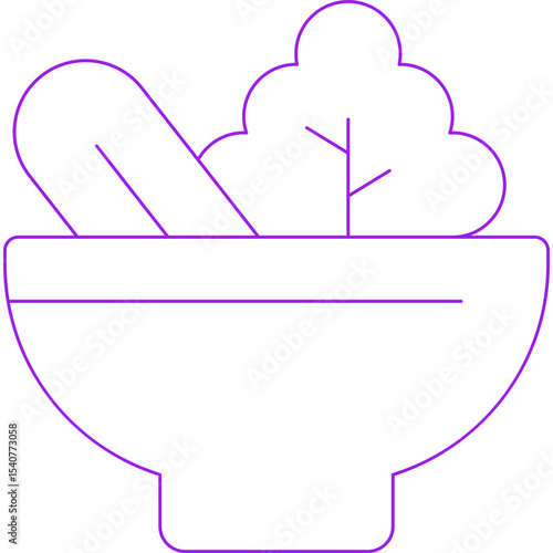 Salad icon single icon vector illustration