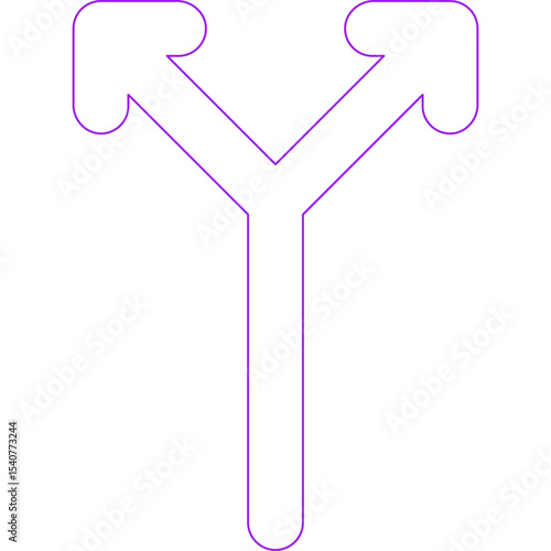 Up ward arrow icon single icon vector illustration