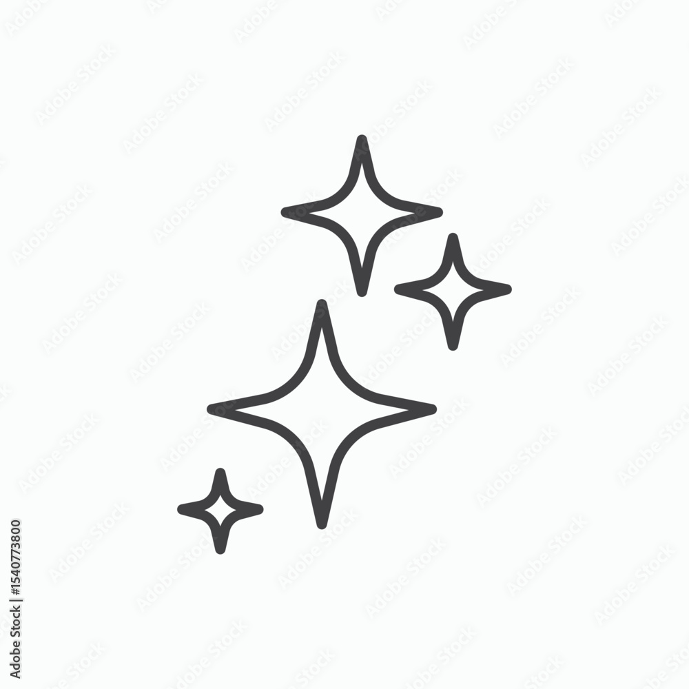 Obraz premium Sparkles icon
