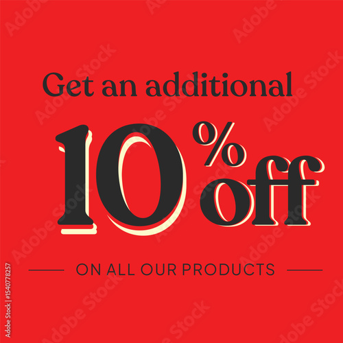 Coupon percentage discount sale tags.