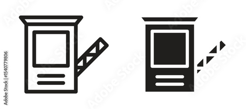 Road toll icon