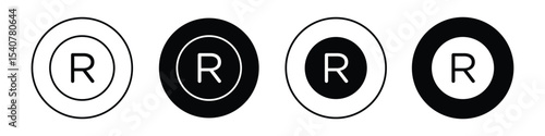 Registered icon