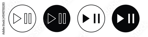 Play pause icon