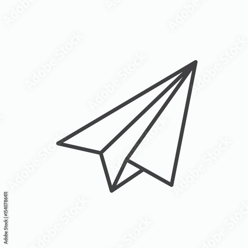 Paper plane icon