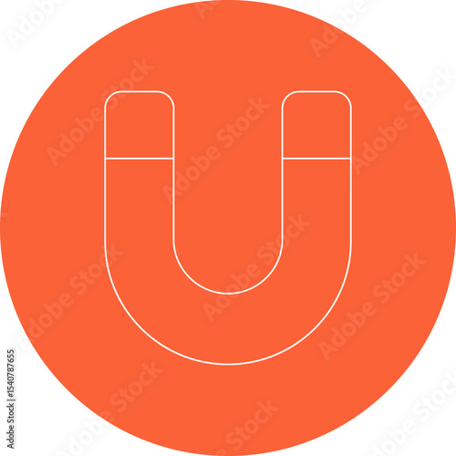 Magnet single icon vector illustration