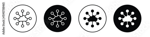 Network cloud icon