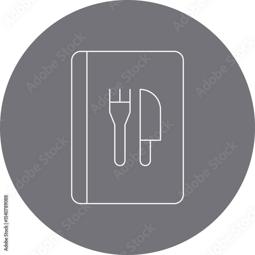 Menu icon 4 single icon vector illustration