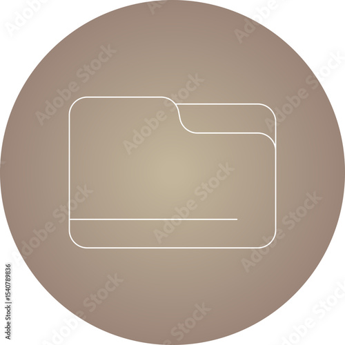 Folder icon single icon vector illustration