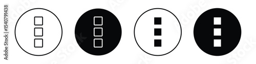 Menu dots icon