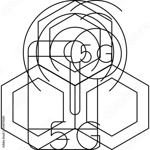 Network single icon vector illustration