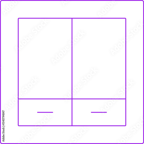 Division single icon vector illustration
