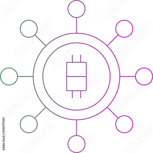 Connection single icon vector illustration