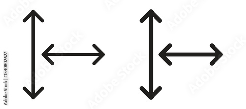 Height and width icon