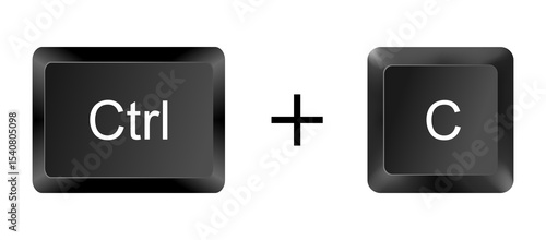 Foto Ctrl + C Shortcut Key Icon – Copy