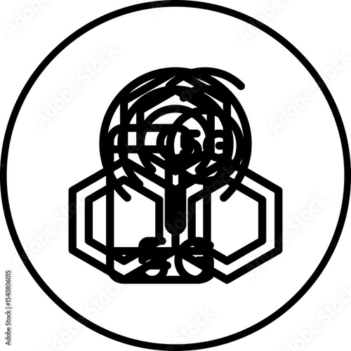 Network single icon vector illustration