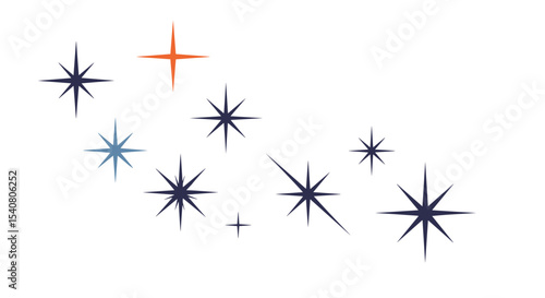 A Sparkling Galaxy of Stars Emitting Shimmering Light Across A Vast Night Sky