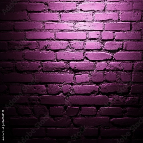 Purple Brick Wall Texture, Lit Background, brick wall background, purple texture