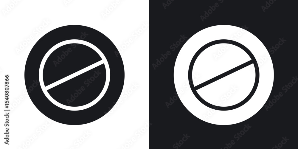 Obraz premium Forbidden icon