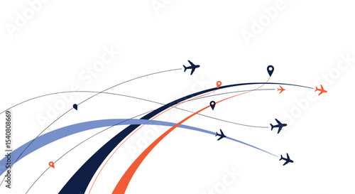 The Modern Era of Air Travel Planes Routes and Navigation Technology Development Trend