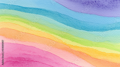 abstract rainbow watercolor background