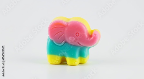 Colorful rainbow elephant candy