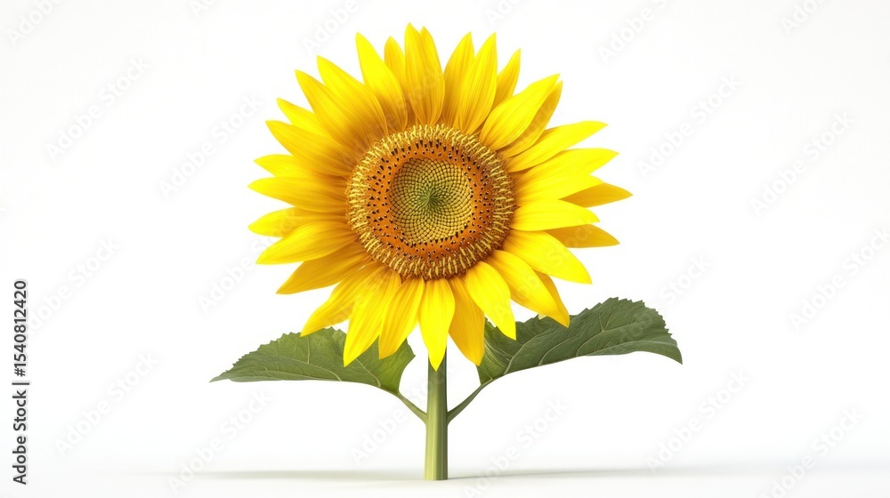 Obraz premium Isolated sunflower
