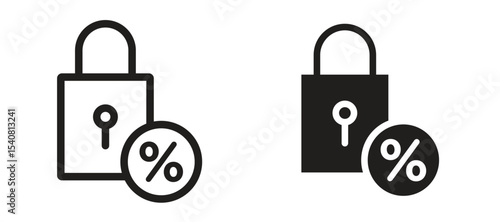 Fixed rate mortgage icon