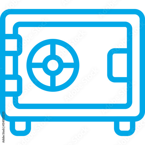Locker single icon vector illustration