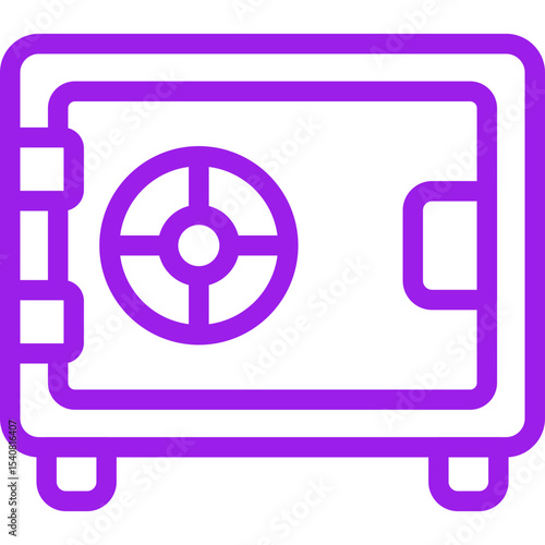 Locker single icon vector illustration