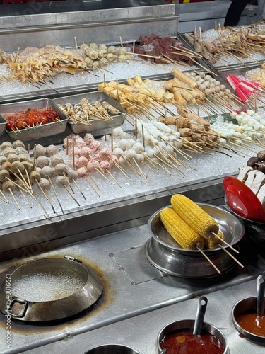 Photography Street Food Stalls at Jalan Alor, Bukit Bintang, Kuala Lumpur, Malaysia