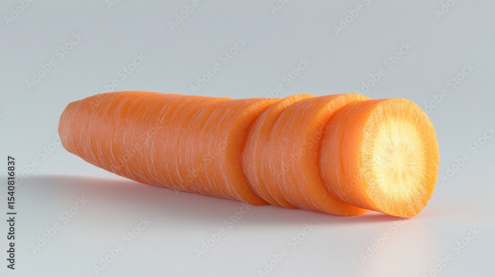 Sliced carrot Sliced carrot