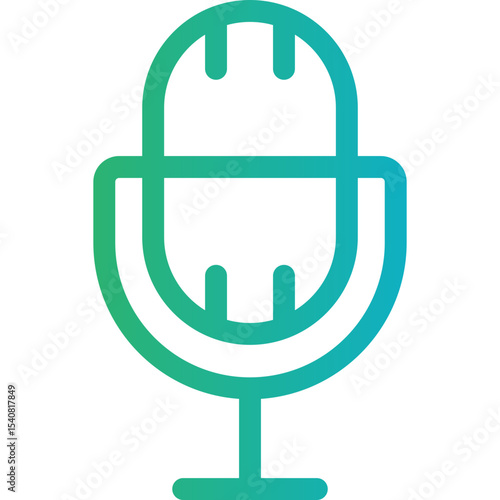 Mics single icon vector illustration