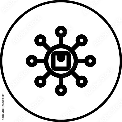 Connectivity single icon vector illustration