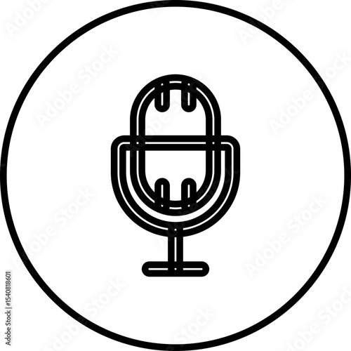 Mics single icon vector illustration